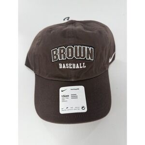 Nike Brown University Bears Baseball Mens Heritage86 Campus Cap Hat New OSFM